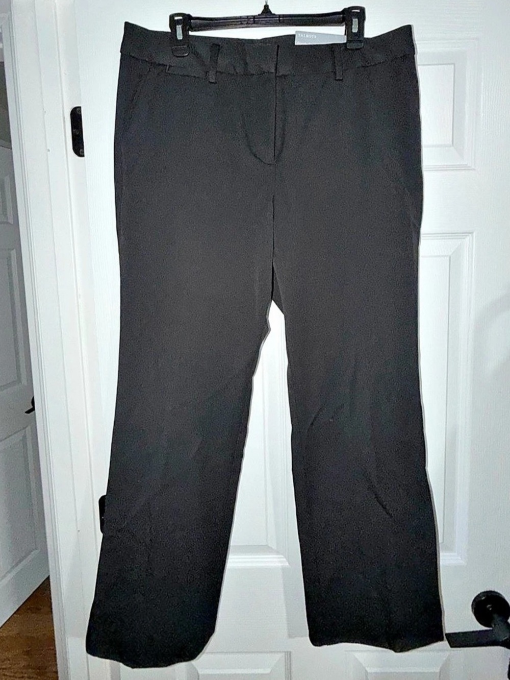 🔥 Talbots Barely Boot Pants Black Size 14P